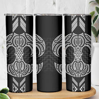 Ma Maori Ta Moko Poutama Art Skinny Tumbler