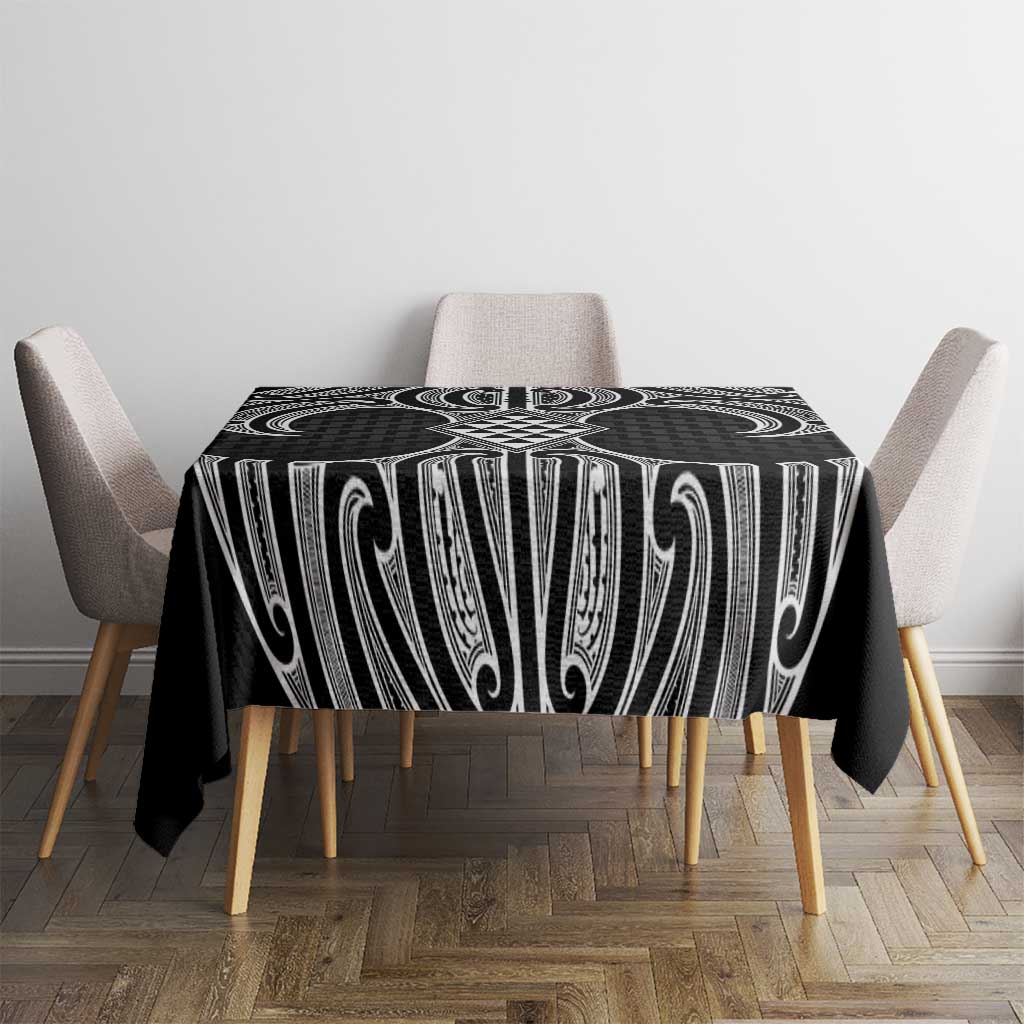 Ma Maori Ta Moko Poutama Art Tablecloth LT9 - Polynesian Pride