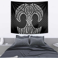 Ma Maori Ta Moko Poutama Art Tapestry