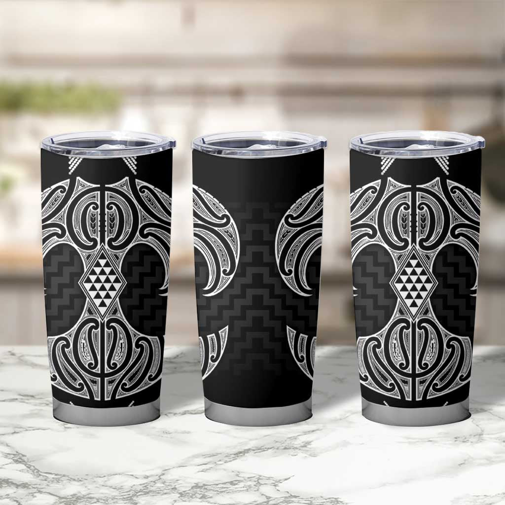 Ma Maori Ta Moko Poutama Art Tumbler Cup