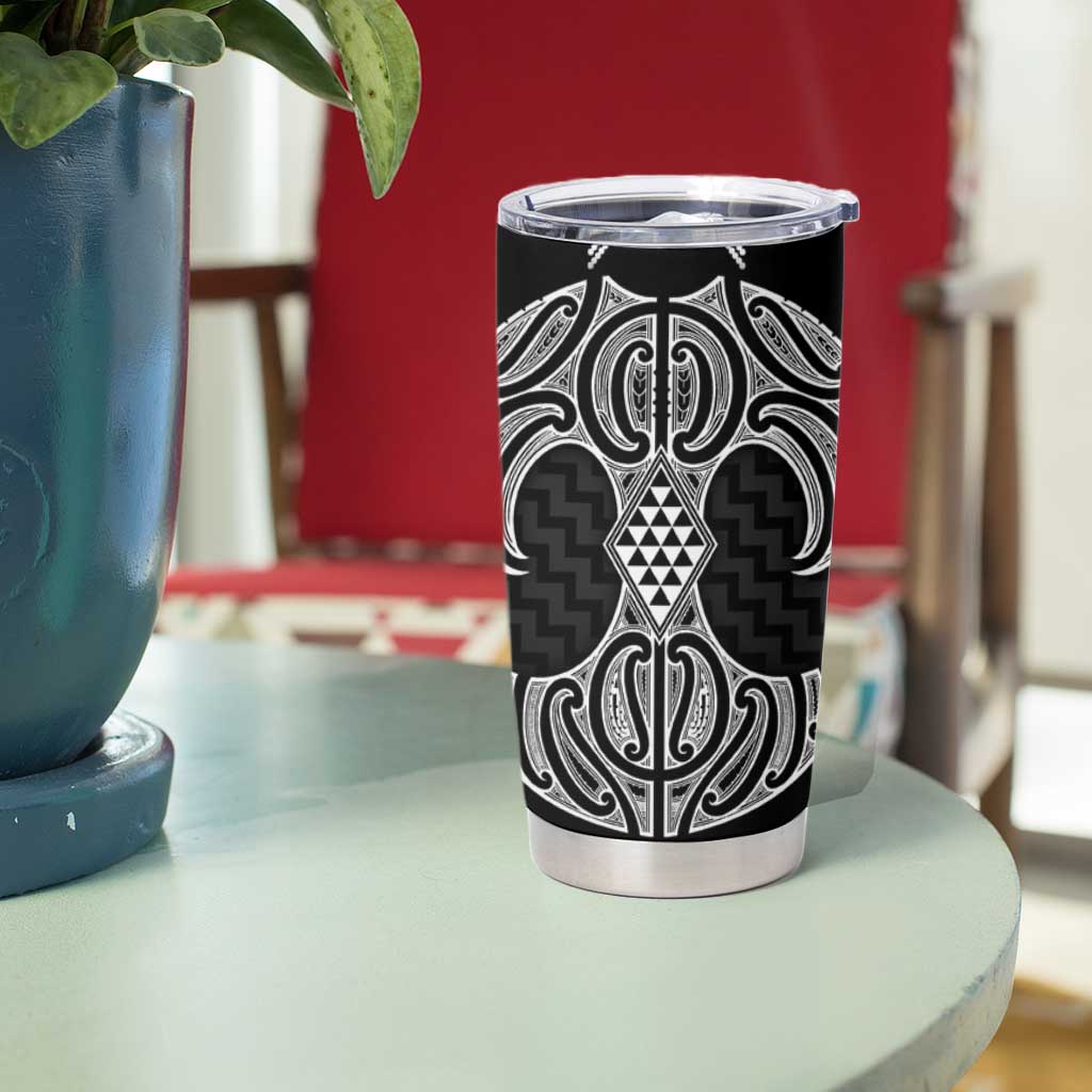 Ma Maori Ta Moko Poutama Art Tumbler Cup