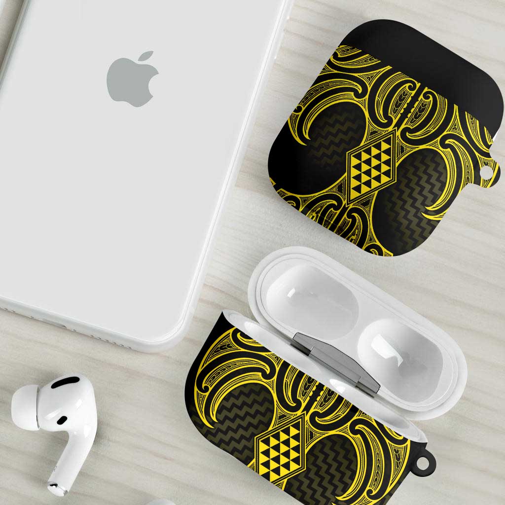 Mahi-dawg Maori Ta Moko Poutama Art AirPods Case - Polynesian Pride