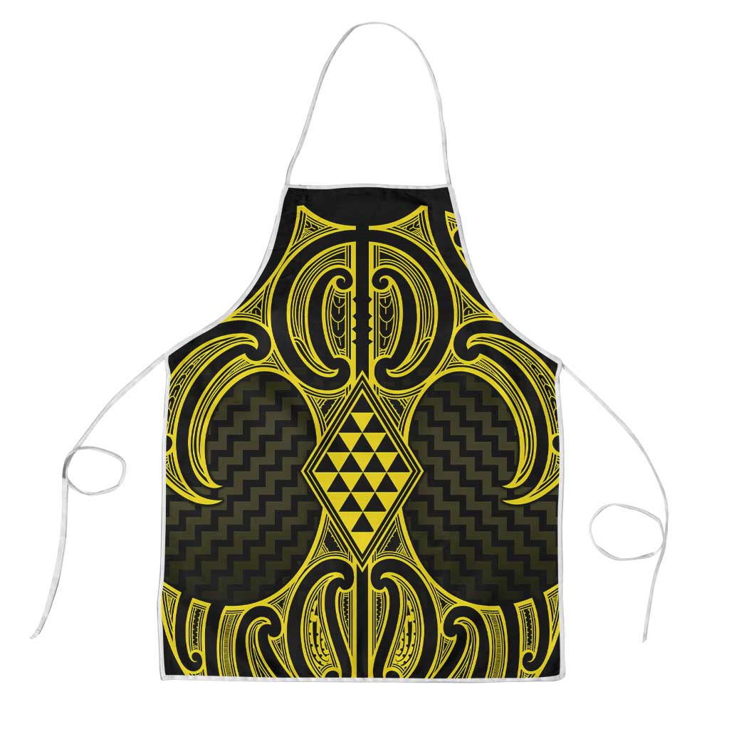 Mahi-dawg Maori Ta Moko Poutama Art Apron - Polynesian Pride