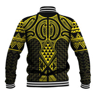 Mahi-dawg Maori Ta Moko Poutama Art Baseball Jacket