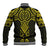 Mahi-dawg Maori Ta Moko Poutama Art Baseball Jacket