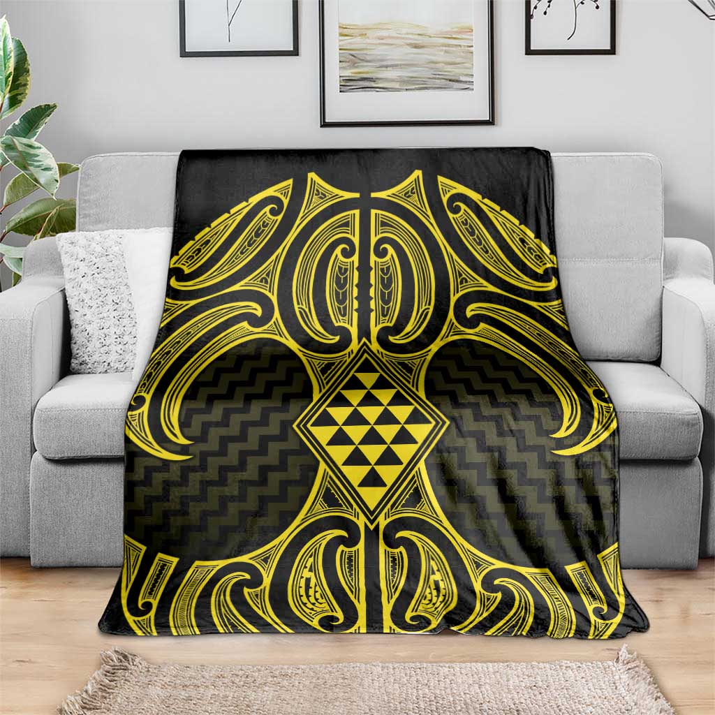 Mahi-dawg Maori Ta Moko Poutama Art Blanket LT9 - Polynesian Pride