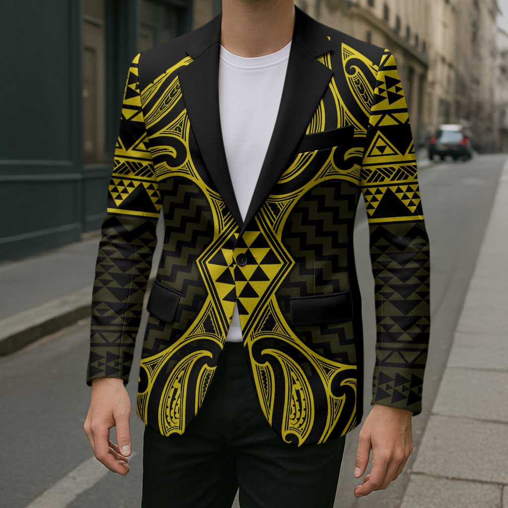 Mahi-dawg Maori Ta Moko Poutama Art Blazer - Polynesian Pride