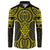 Mahi-dawg Maori Ta Moko Poutama Art Button Sweatshirt