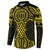 Mahi-dawg Maori Ta Moko Poutama Art Button Sweatshirt