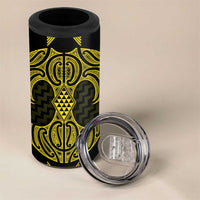 Mahi-dawg Maori Ta Moko Poutama Art 4 in 1 Can Cooler Tumbler LT9 - Polynesian Pride