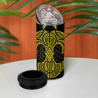 Mahi-dawg Maori Ta Moko Poutama Art 4 in 1 Can Cooler Tumbler LT9 - Polynesian Pride