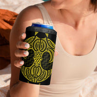 Mahi-dawg Maori Ta Moko Poutama Art 4 in 1 Can Cooler Tumbler LT9 - Polynesian Pride