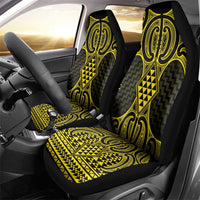 Mahi-dawg Maori Ta Moko Poutama Art Car Seat Cover
