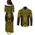 Mahi-dawg Maori Ta Moko Poutama Art Couples Matching Puletasi and Long Sleeve Button Shirt