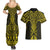 Mahi-dawg Maori Ta Moko Poutama Art Couples Matching Summer Maxi Dress and Hawaiian Shirt