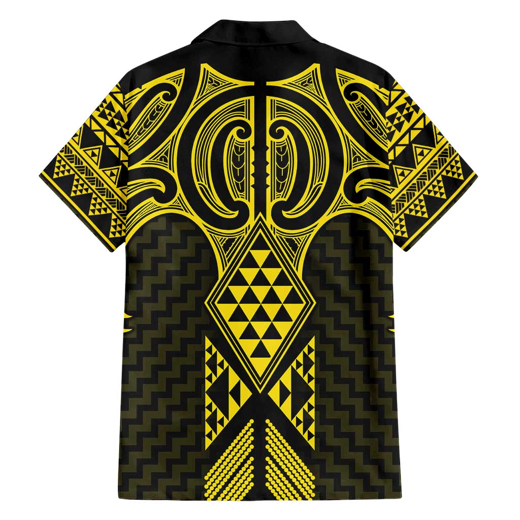 Mahi-dawg Maori Ta Moko Poutama Art Hawaiian Shirt LT9 - Polynesian Pride