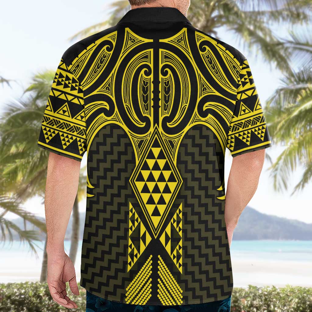 Mahi-dawg Maori Ta Moko Poutama Art Hawaiian Shirt LT9 - Polynesian Pride
