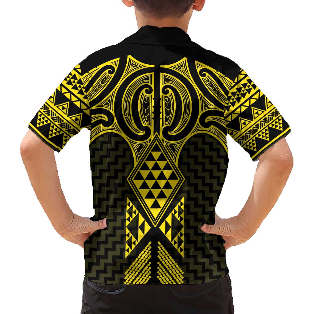 Mahi-dawg Maori Ta Moko Poutama Art Hawaiian Shirt LT9 - Polynesian Pride