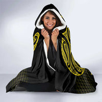 Mahi-dawg Maori Ta Moko Poutama Art Hooded Blanket LT9 - Polynesian Pride