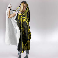 Mahi-dawg Maori Ta Moko Poutama Art Hooded Blanket LT9 - Polynesian Pride