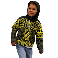 Mahi-dawg Maori Ta Moko Poutama Art Kid Hoodie