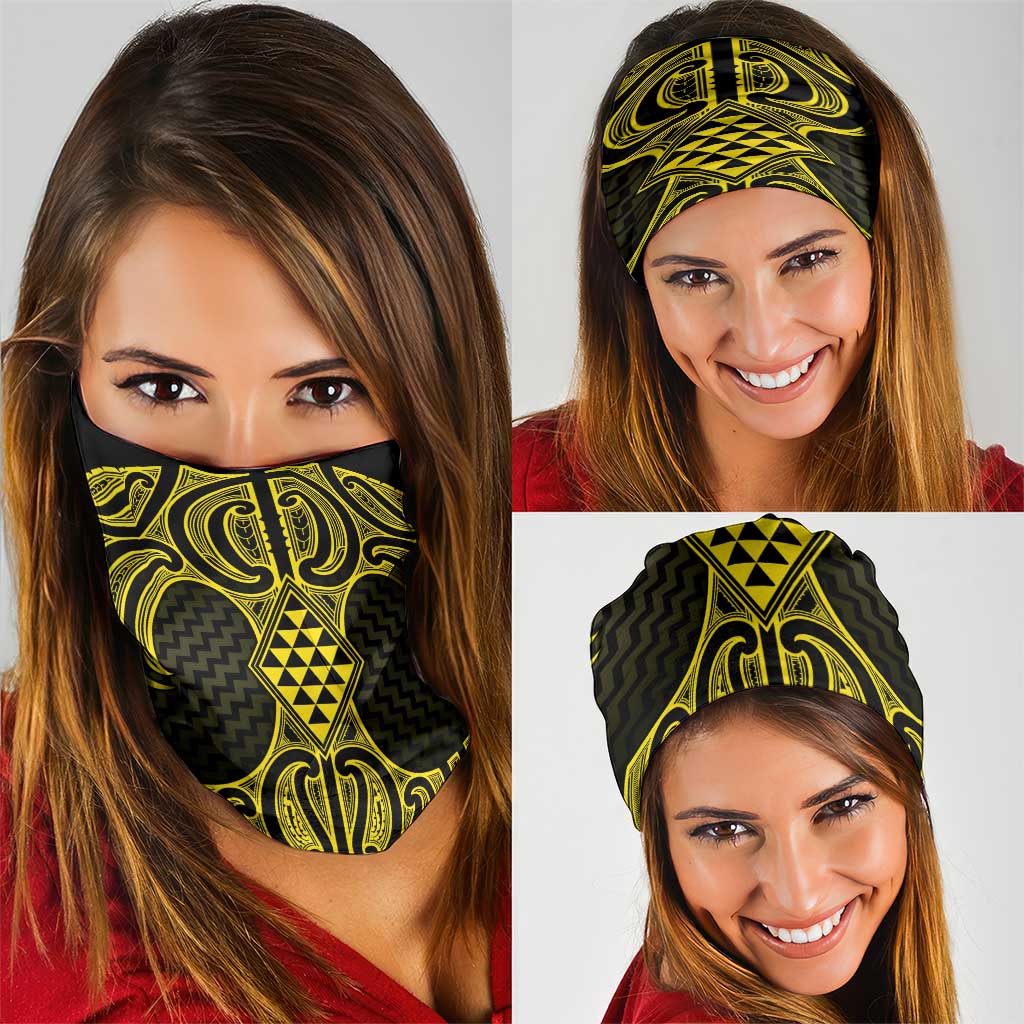 Mahi-dawg Maori Ta Moko Poutama Art Neck Gaiter - Polynesian Pride
