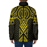 Mahi-dawg Maori Ta Moko Poutama Art Padded Jacket - Polynesian Pride