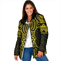 Mahi-dawg Maori Ta Moko Poutama Art Padded Jacket - Polynesian Pride