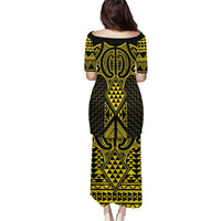 Mahi-dawg Maori Ta Moko Poutama Art Puletasi