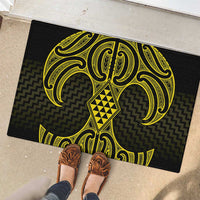 Mahi-dawg Maori Ta Moko Poutama Art Rubber Doormat LT9 - Polynesian Pride