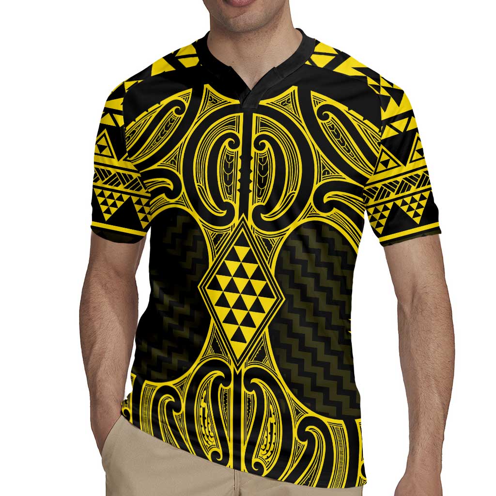 Mahi-dawg Maori Ta Moko Poutama Art Rugby Jersey