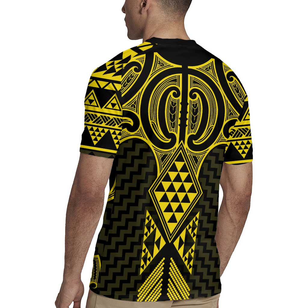 Mahi-dawg Maori Ta Moko Poutama Art Rugby Jersey