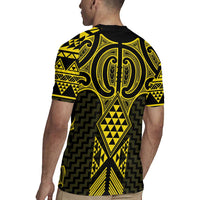 Mahi-dawg Maori Ta Moko Poutama Art Rugby Jersey