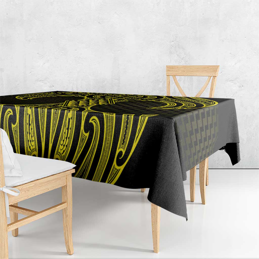 Mahi-dawg Maori Ta Moko Poutama Art Tablecloth LT9 - Polynesian Pride