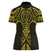 Mahi-dawg Maori Ta Moko Poutama Art Women Polo Shirt