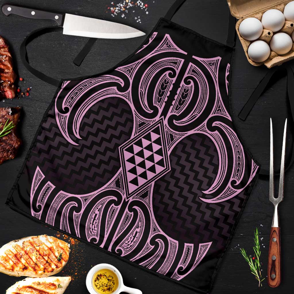 Mawhero Maori Ta Moko Poutama Art Apron - Polynesian Pride