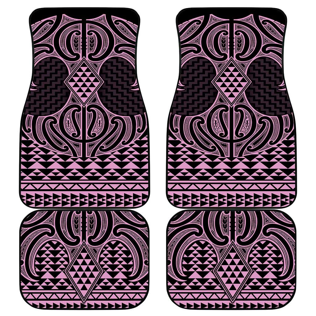 Mawhero Maori Ta Moko Poutama Art Car Mats LT9 - Polynesian Pride