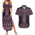 Mawhero Maori Ta Moko Poutama Art Couples Matching Summer Maxi Dress and Hawaiian Shirt