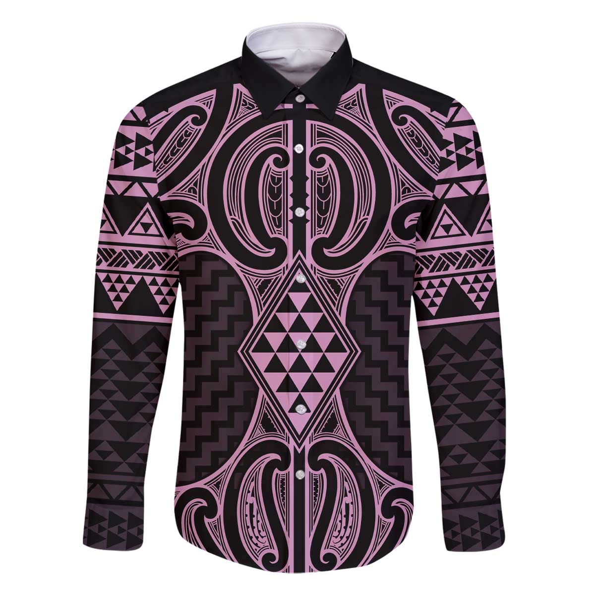 Mawhero Maori Ta Moko Poutama Art Family Matching Off The Shoulder Long Sleeve Dress and Hawaiian Shirt