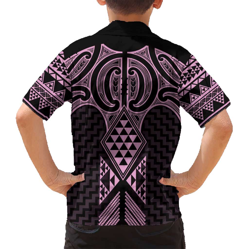 Mawhero Maori Ta Moko Poutama Art Family Matching Puletasi and Hawaiian Shirt