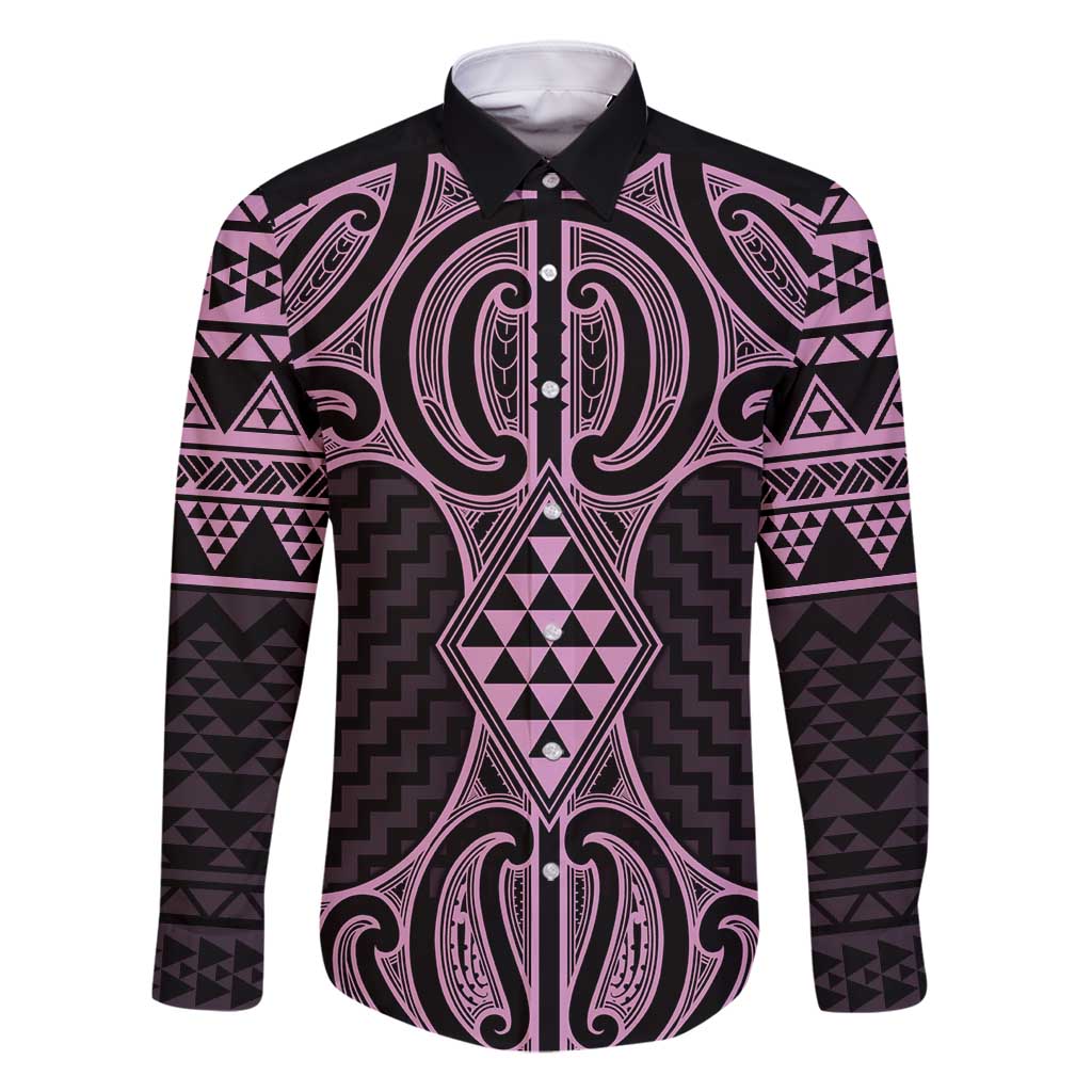 Mawhero Maori Ta Moko Poutama Art Family Matching Summer Maxi Dress and Hawaiian Shirt