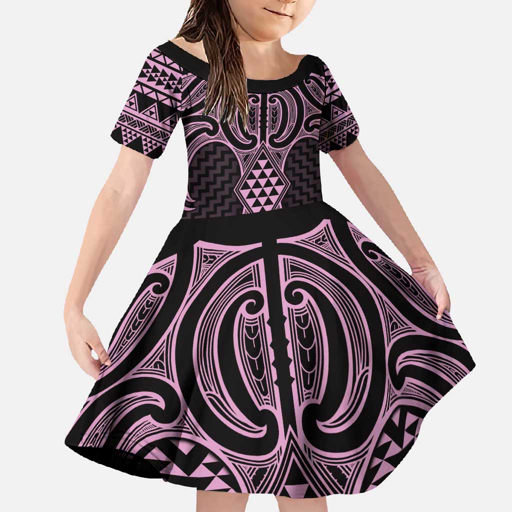 Mawhero Maori Ta Moko Poutama Art Family Matching Tank Maxi Dress and Hawaiian Shirt
