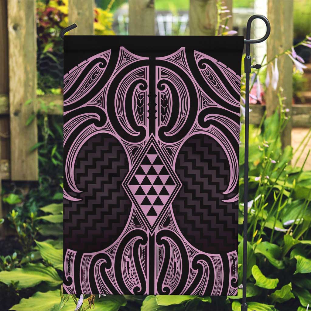 Mawhero Maori Ta Moko Poutama Art Garden Flag
