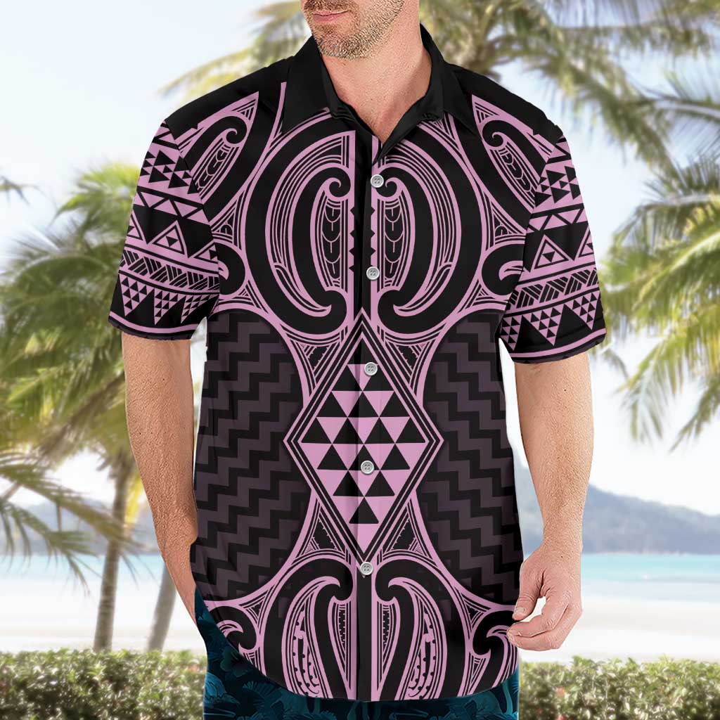 Mawhero Maori Ta Moko Poutama Art Hawaiian Shirt LT9 - Polynesian Pride