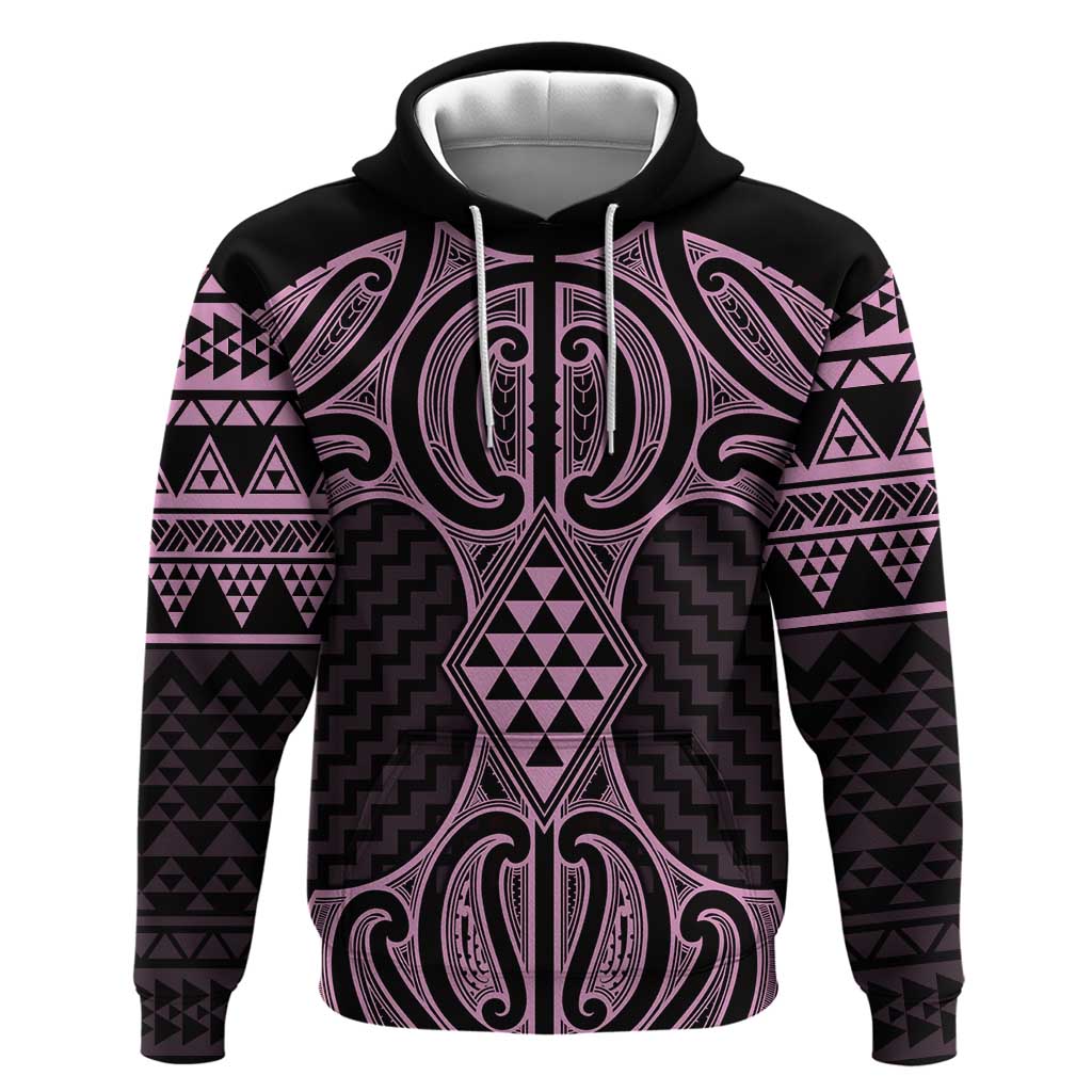 Mawhero Maori Ta Moko Poutama Art Hoodie