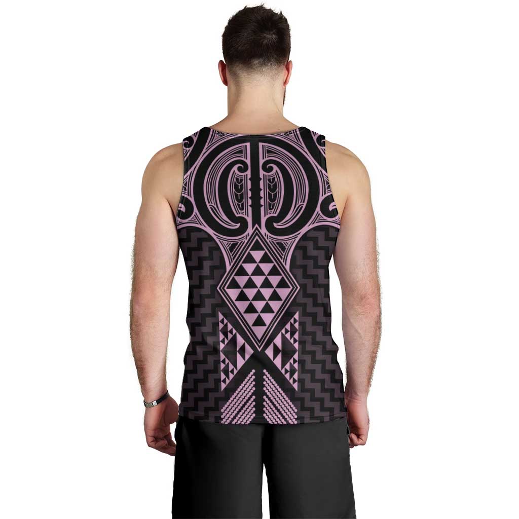 Mawhero Maori Ta Moko Poutama Art Men Tank Top LT9 - Polynesian Pride