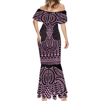 Mawhero Maori Ta Moko Poutama Art Mermaid Dress