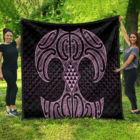 Mawhero Maori Ta Moko Poutama Art Quilt