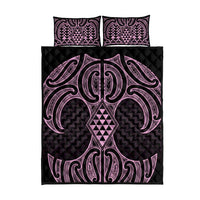 Mawhero Maori Ta Moko Poutama Art Quilt Bed Set LT9 - Polynesian Pride
