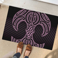 Mawhero Maori Ta Moko Poutama Art Rubber Doormat LT9 - Polynesian Pride